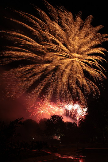 Feuerwerk beim Parkfest